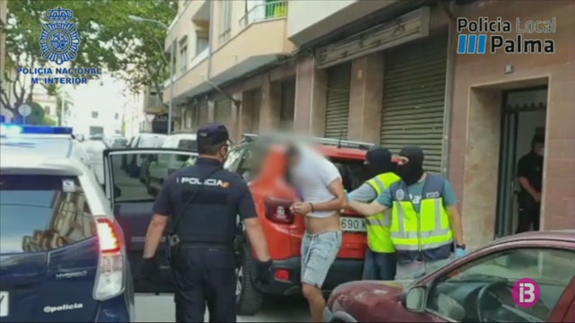 Tres detinguts a Palma per manipular i vendre cocaïna a la barriada de Plaça de Toros