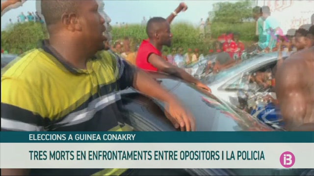 Tres morts a Guinea Conakry en els incidents ocorreguts després de les eleccions presidencials