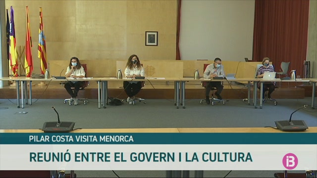 El Govern es reuneix amb entitats culturals menorquines
