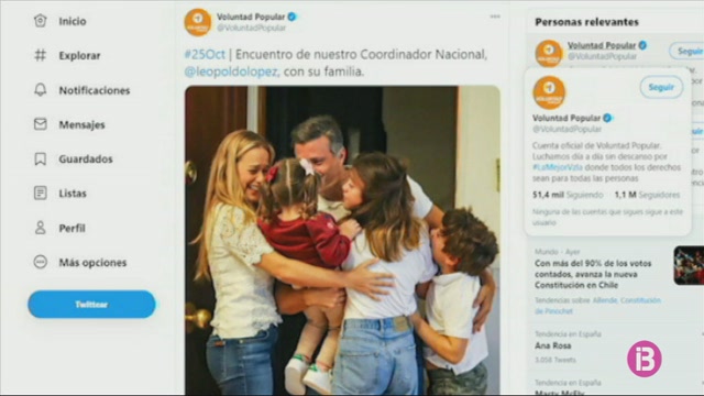 Leopoldo López ja ha arribat a Madrid
