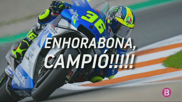 Joan Mir, campió del món de motociclisme a MotoGP