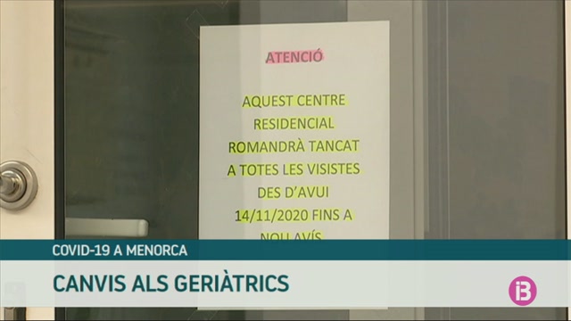 Se suspenen les sortides dels interns dels geriàtrics de Menorca a partir d’aquest dissabte