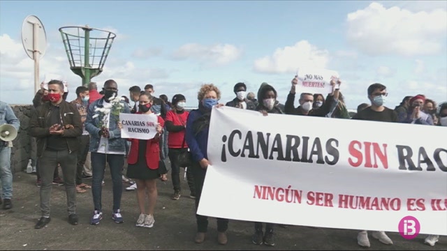 Protesta a Lanzarote contra el racisme i per a la dignitat dels migrants