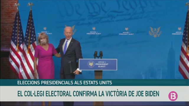El Col·legi Electoral confirma la victòria de Joe Biden