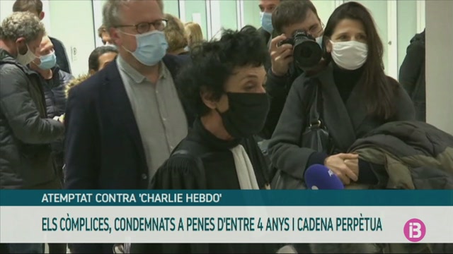 Condemnats els còmplices de l’atemptat a Charlie Hebdo