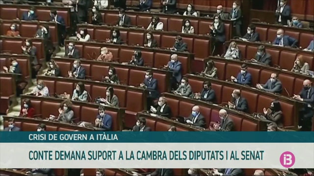 Giuseppe Conte demana el suport de la Cambra dels Diputats per a seguir en el Govern