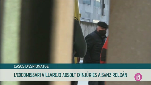 Villarejo queda absolt d’injúries contra Sanz Roldán