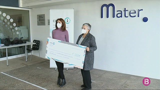 El Col·legi d’Infermeria entrega 5.000 euros a Mater Misericoriae