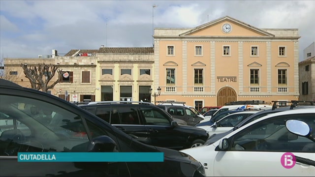 L’eliminació d’aparcaments a la plaça del Born de Ciutadella desperta susceptibilitats entre els comerciants