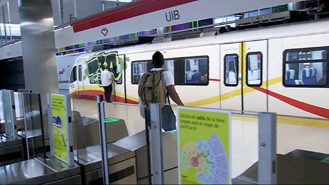 El metro de Palma guanya usuaris però és, de lluny, el manco utilitzat de l’Estat