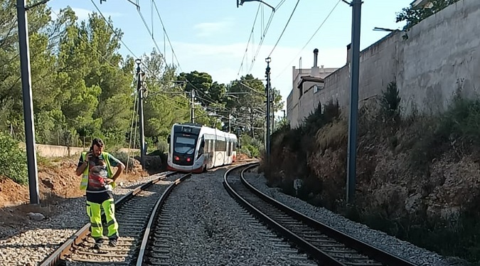 Descarrila un tren a Marratxí sense ferits