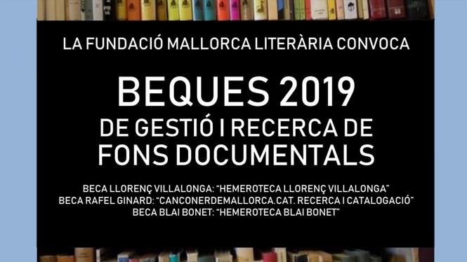 S’adjudiquen les tres beques de la Fundació Mallorca Literària
