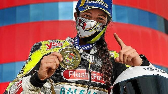 Pakita Ruiz, la pilot mallorquina somia en arribar a Moto2