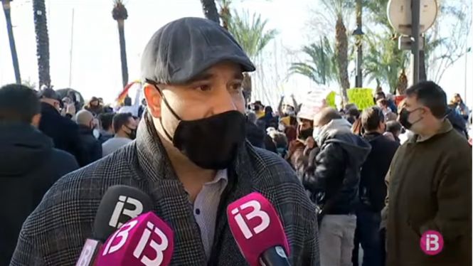 El convocant de la concentració a Palma, Víctor Sánchez: “M’ompl d’orgull que l’acte s’hagi fet viral en 24 hores”
