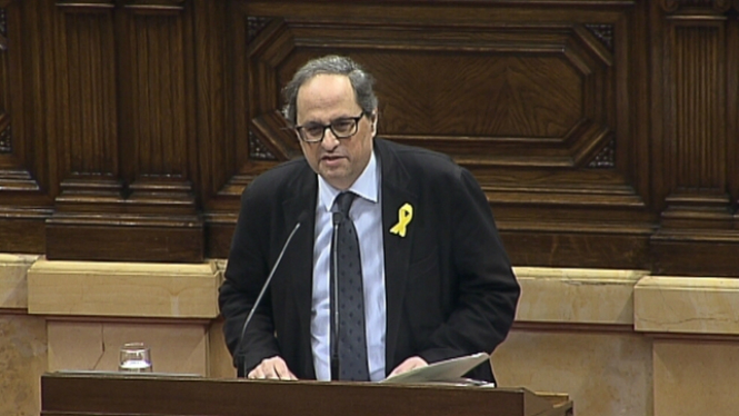 Puigdemont anuncia el diputat de JxCat Quim Torra, candidat a president de Catalunya
