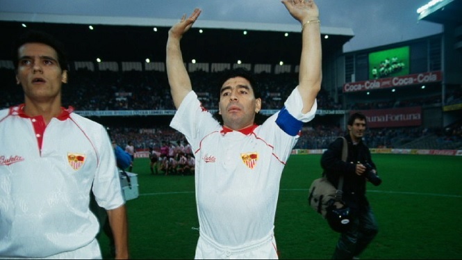 Marcos i Del Campo recorden el seu any a Sevilla amb Maradona
