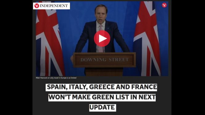 Espanya podria no entrar en la nova llista verda del Regne Unit