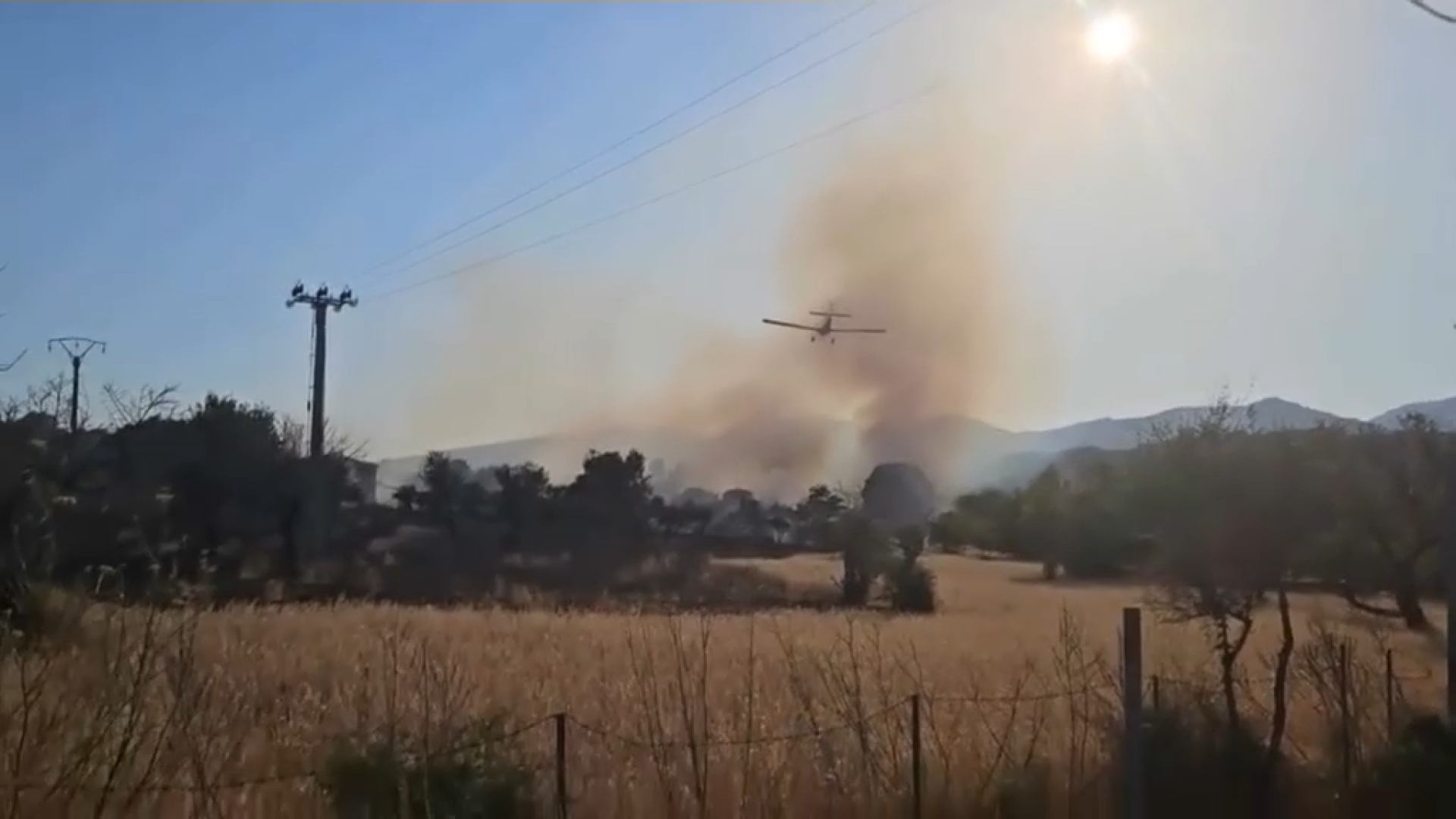 Declarat un incendi a prop d’un agroturisme de Selva que ha obligat a tallar la xarxa elèctrica