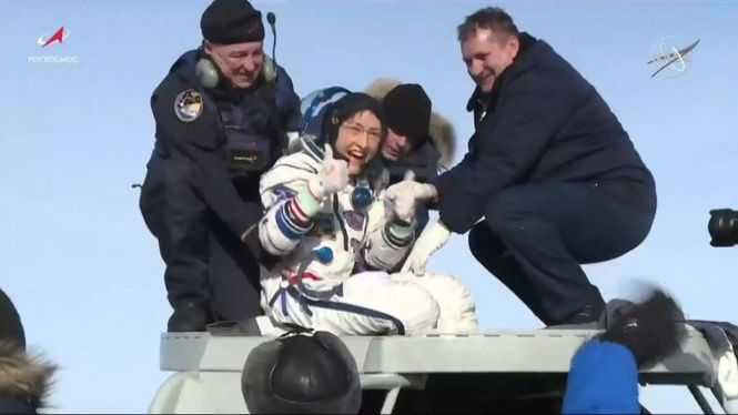 L’astronauta Christina Koch torna a la Terra després del vol espacial femení més llarg: 328 dies