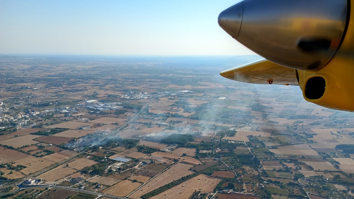 Els veïns desallotjats pel foc agrícola a Manacor han pogut dormir a casa seva