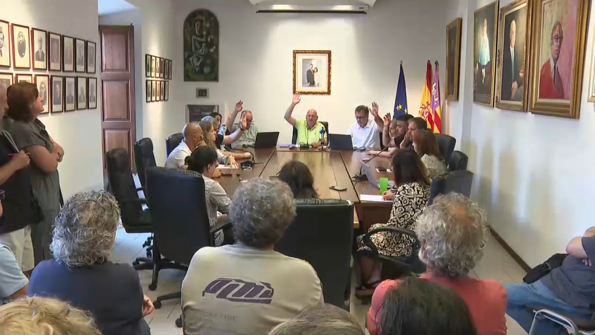 Binissalem aprova l’ampliació del polígon en un ple atípic i entre protestes de veïns