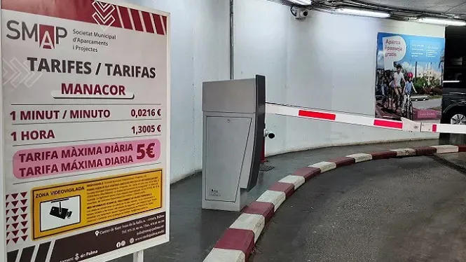 Es redueixen a un màxim de 5 € les tarifes diàries dels aparcaments dels carrers de Manacor, de Santa Pagesa i sa Riera