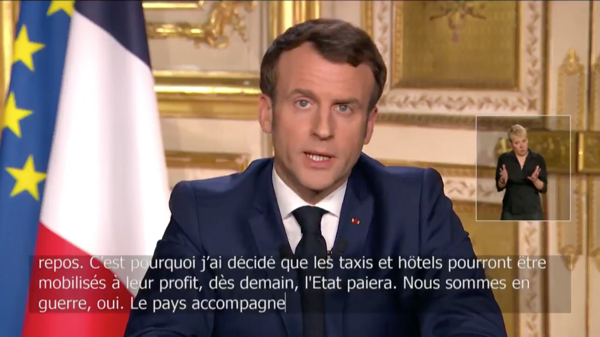 Macron prepara un estat d’alarma a França: “Estem en guerra, en una guerra sanitària”