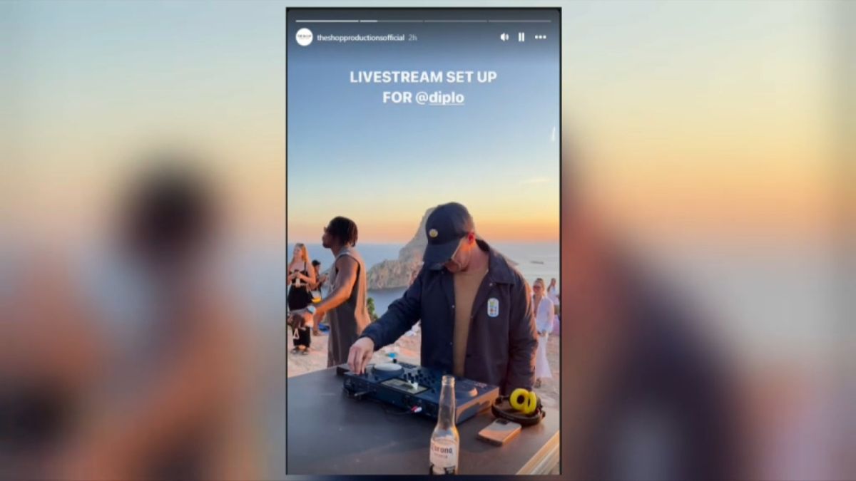 300.000 euros de sanció a la festa il·legal del dj Diplo al mirador des Vedrà