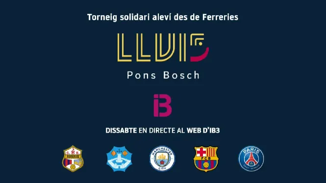 Ferreries acull futbol d’alta escola internacional en record de Lluís Pons i contra la leucèmia