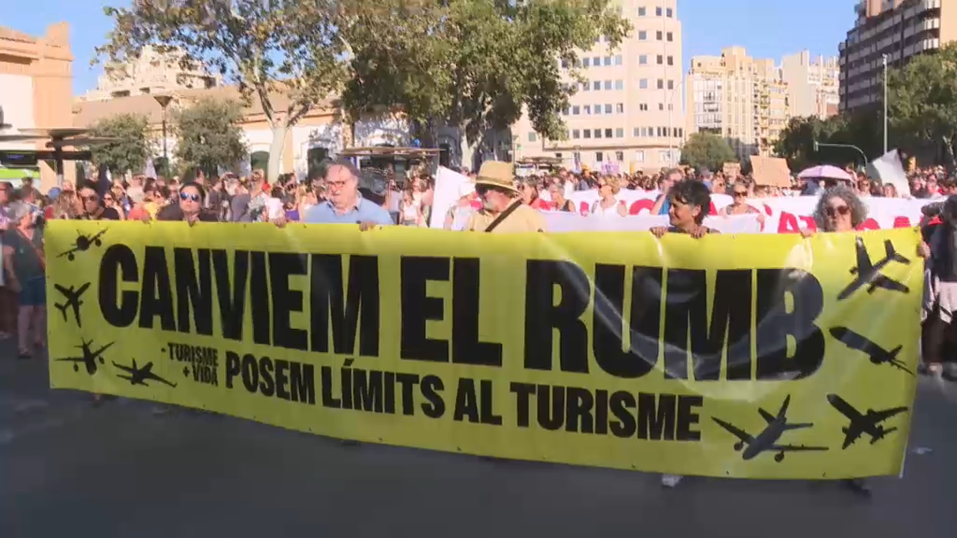 Tornen a manifestar-se a Eivissa i a Palma contra la massificació turística