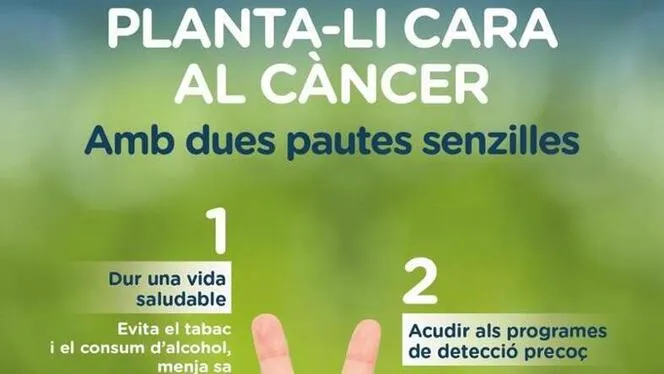 Salut recorda que la prevenció, la detecció precoç i els hàbits de vida saludables són claus en la lluita contra el càncer