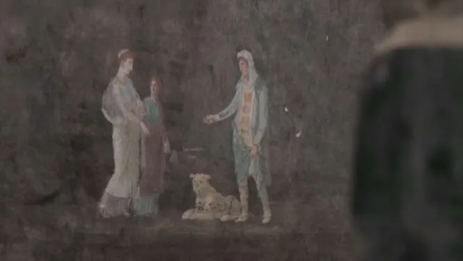 Descobreixen a Pompeia un saló amb frescos sobre la guerra de Troia