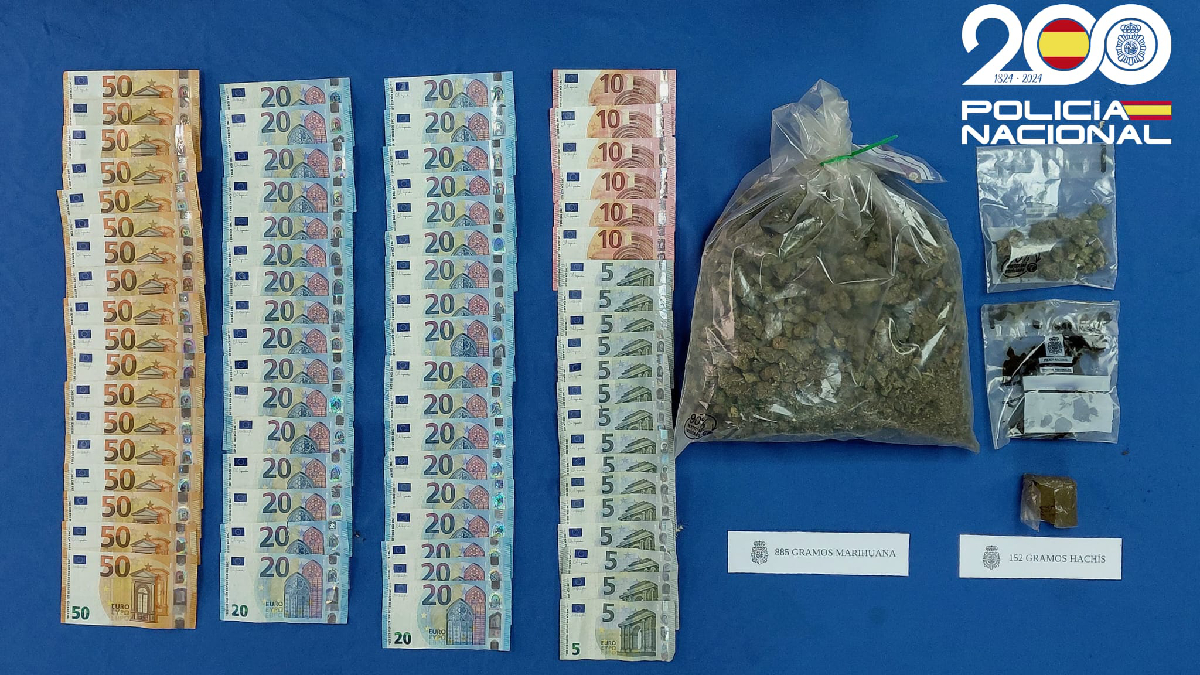 5 detinguts per tràfic de drogues en una associació cannàbica de Platja de Palma