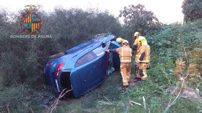 Dos accidents a l’Autopista d’Inca provoquen retencions de 5km