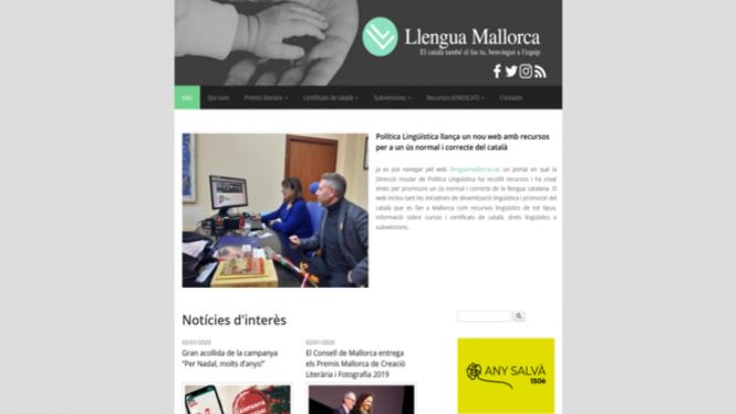 El Consell llança un nou portal amb eines per aprendre català