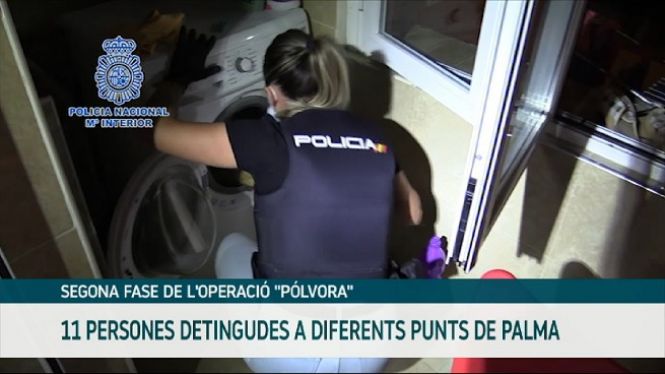 11 persones detingudes a la segona fase de l’operació Pólvora contra el tràfic de drogues