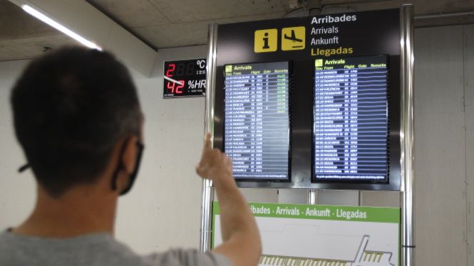 Els aeroports de Balears operen aquest dissabte 597 vols, un 75%25 d’ells internacionals