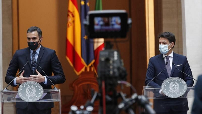 Sánchez i Conte reforcen a Palma la seva aliança davant els objectius comuns a la UE