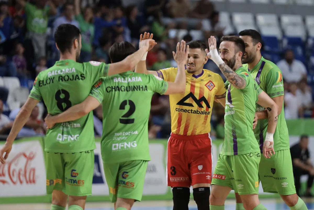 El Mallorca Palma Futsal goleja el Noia per 8-2 en el primer partit dels quarts de final