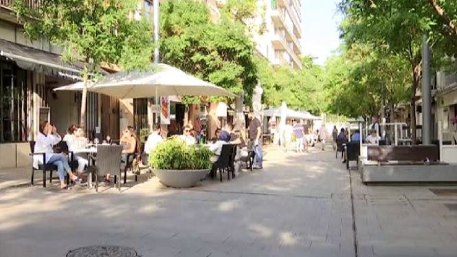 Els veïnats de Santa Catalina de Palma fan un alè amb la retirada de les terrasses dels aparcaments