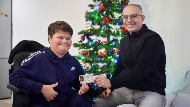 El natalici de n’Álvaro porta la sort de la Loteria de Nadal a Inca