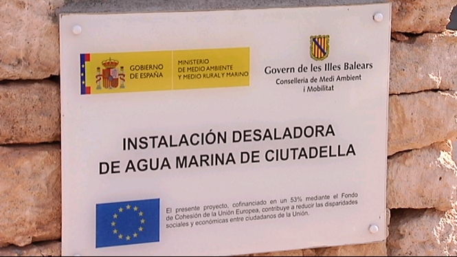 La nova canalització de la dessalinitzadora de Ciutadella, sense data d’entrada del servei