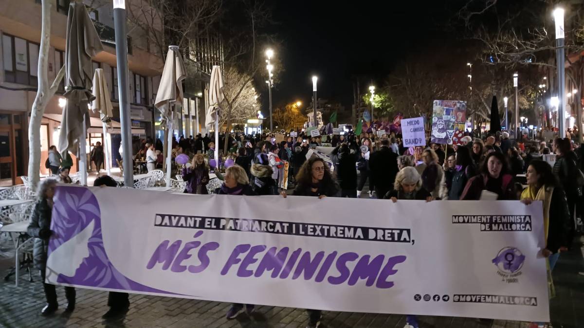 La reivindicació de la igualtat i la força feminista se sent a totes les Illes