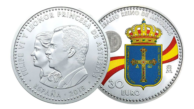 Surt l’especial moneda de 30 euros amb la polèmica imatge de la princesa Elionor