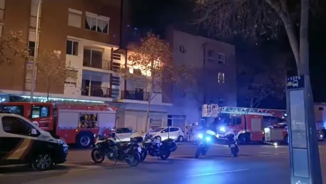 Detingut el propietari del pis cremat a Palma ahir vespre per haver trencat el precinte policial