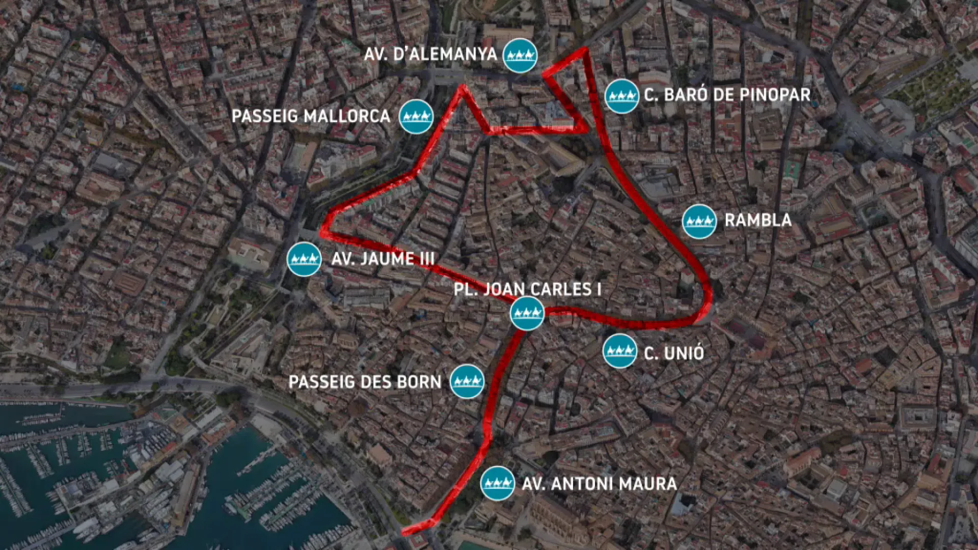 Palma condiciona el trànsit per a la Cavalcada de Reis: quins carrers es tanquen i quan?