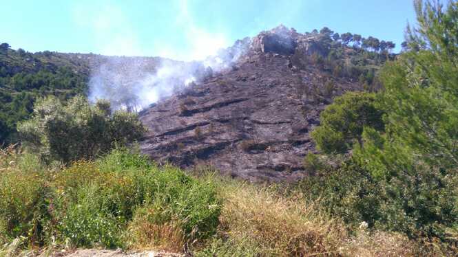 Estabilitzat l’incendi forestal a Son Pericasses a Andratx