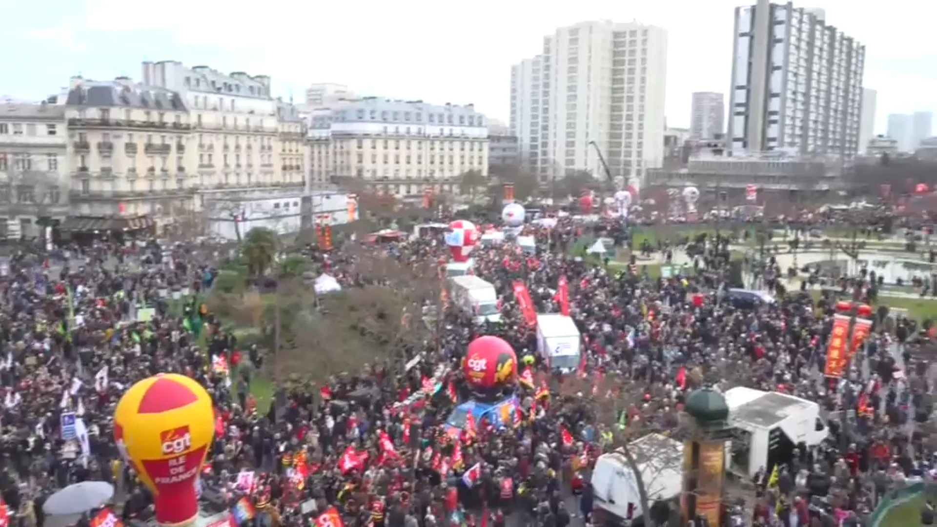 Segona jornada de protestes contra la reforma de les pensions a França