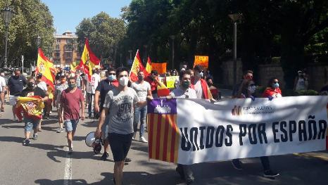 500 persones protesten a Palma contra la gestió de la pandèmia
