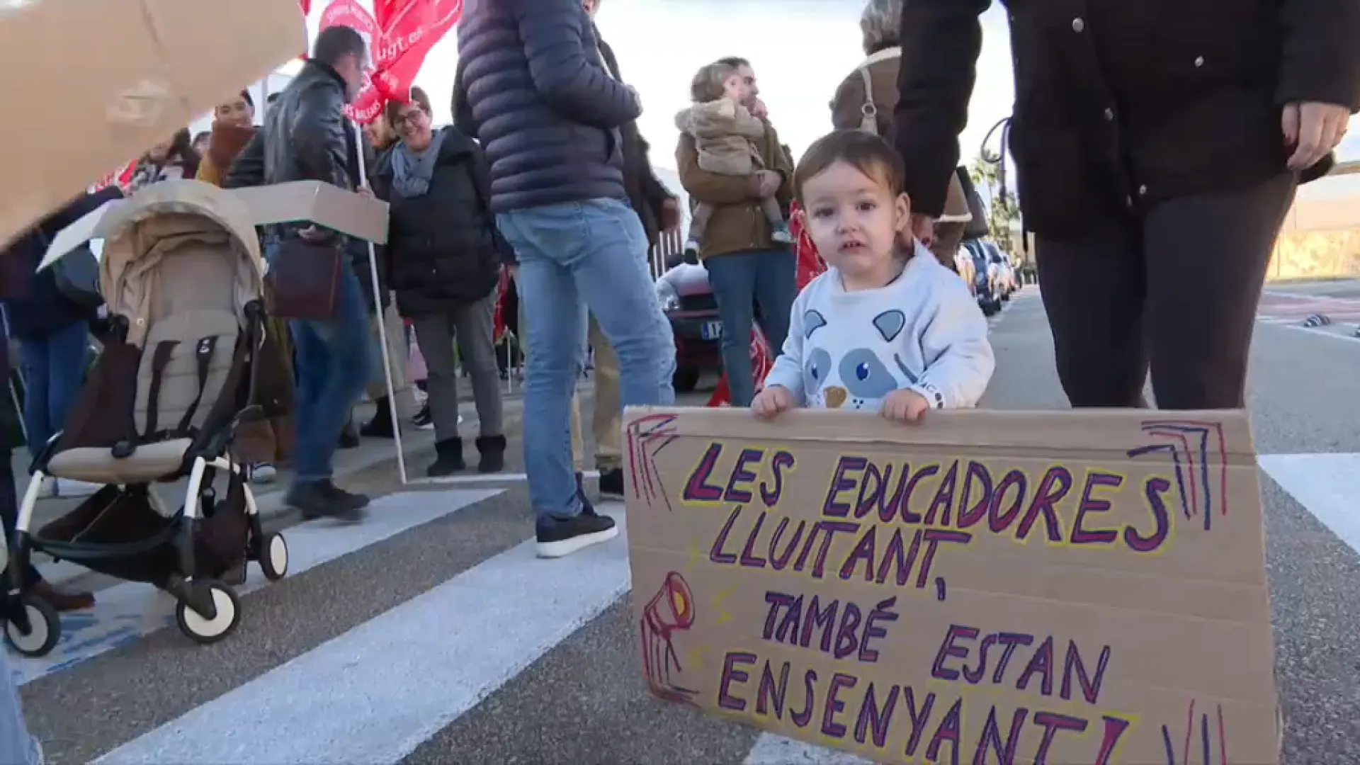 Vaga de treballadors d’escoletes per reclamar millores salarials i un nou conveni col·lectiu